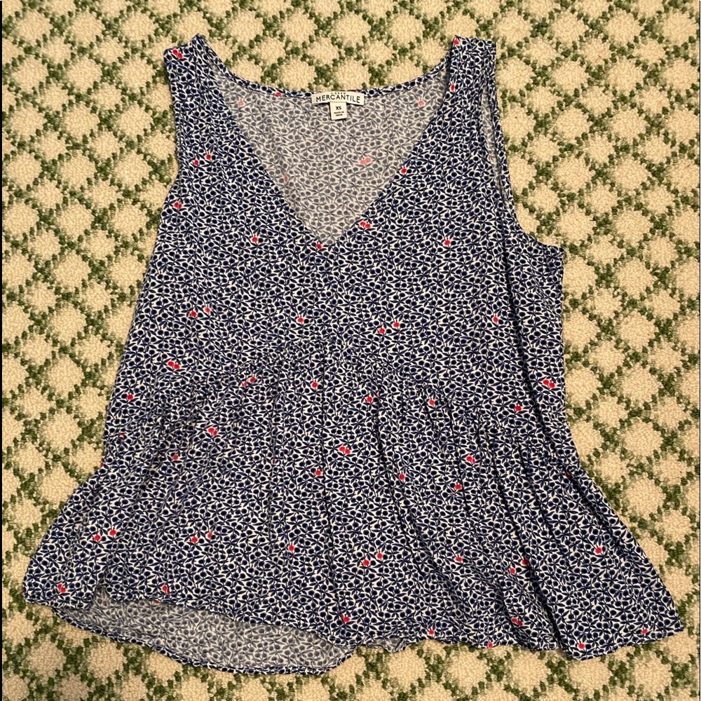 J. Crew peplum top xs